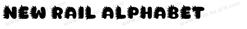 New Rail Alphabet字体转换